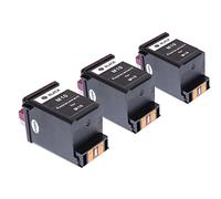 vhbw 3X Cartouches Remplacement pour Lexmark 13400HC pour imprimante - Noir