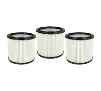 vhbw 3x filtre à cartouche compatible avec Aqua Vac EXCELL 30 S SYNCHRO, 20 S, 30 P, 24 S SYNCHRO aspirateur - Filtre plissé