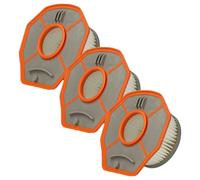 vhbw 3x filtre à cartouche compatible avec Kärcher HV 1/1 Bp As aspirateur - Filtre plissé, plastique / papier