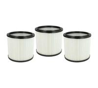vhbw 3x filtre à cartouche compatible avec Lavor/Lavorwash GN 32, GNX 32, GNX 22, GSA 300, Nilo aspirateur - Filtre plissé