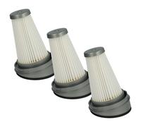 vhbw 3x filtre à cartouche compatible avec Moulinex X-Pert 160 MS7221WO, X-Pert 160 MS7233WO aspirateur - Filtre plissé