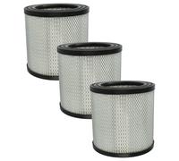 vhbw 3x filtre à cartouche remplacement pour Scheppach STM42677 pour aspirateur - Filtre plissé