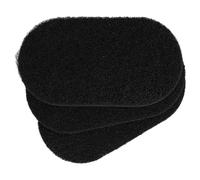 vhbw 3x Filtre à charbon actif compatible avec Seb Simply Invents Friteuse - 6,5 x 9,1 x 0,9 cm