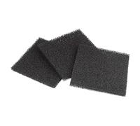 vhbw 3x Filtre à charbon actif remplacement pour Toolcraft 79-7202, 588546, 04064161095004 pour aspirateur de fumées de soudure - 12,6 x 12,5 cm