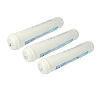 vhbw 3x Filtre à eau cartouche compatible avec LG Electronics GRL1966TLQA, GR-L196TLQA, GR-L197CVQA, GR-L197DVC réfrigérateur Side-by-side