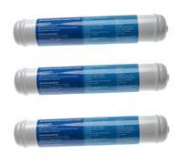 vhbw 3x Filtre à eau cartouche compatible avec Solitaire SOK250OR0N/01, SOK250OS0N/01, SOK250OY0N/01 réfrigérateur Side-by-side