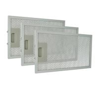vhbw 3x Filtre anti-graisse compatible avec Klarstein Lorea, Lorea 60, Lorea 90, 10028655, 10030099 hotte de cuisine, aluminium