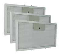 vhbw 3x Filtre anti-graisse compatible avec Klarstein Paolo 72, 10033748 hotte de cuisine, aluminium