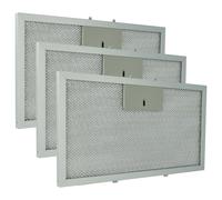 vhbw 3x Filtre anti-graisse compatible avec Klarstein Paolo 72, 10033748 hotte de cuisine, aluminium