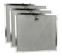 vhbw 3x Filtre anti-graisse compatible avec Miele DA 250, DA 424, DA 250-4 (2006 - 2007) hotte de cuisine - 28,4 x 31,5 x 0,9 cm, acier inox