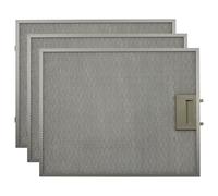 vhbw 3x Filtre anti-graisse compatible avec Neff D86EH52N0/02, D86E45N0/03, D86EH52N0/01 hotte de cuisine - 34,9 x 29,6 x 0,8 cm, métal