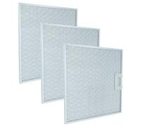 vhbw 3x Filtre anti-graisse compatible avec Neff D9970N1GB/02, D9970N1/02, D9970N1/01, D9970N1GB/01, D9970N1/03 hotte de cuisine, métal