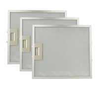 vhbw 3x Filtre anti-graisse compatible avec Scholtes HC6061(WH) hotte de cuisine - 30,7 x 27,8 x 0,85 cm, métal