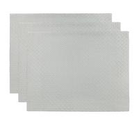 vhbw 3x Filtre anti-graisse compatible avec Whirlpool AKR 973 857897301130 hotte de cuisine, métal