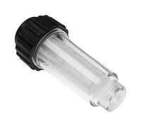 vhbw 3x Filtre anti-particules compatible avec Nilfisk E 145.4-9 PAD X-tra, P 150.2-10 X-tra nettoyeur avec raccord 3/4" - Filtre avec boîtier