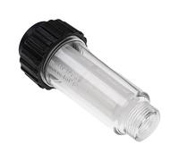 vhbw 3x Filtre anti-particules remplacement pour Kärcher 4.730-059.0, 4.730, 4.730-059 pour nettoyeur avec raccord 3/4" - Filtre avec boîtier