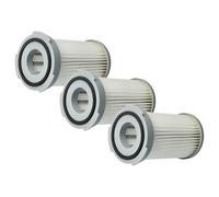 vhbw 3x Filtre compatible avec AEG Electrolux Ergospace ZE2400 - ZE2410 XXL BOX aspirateur - filtre de sortie d'air, blanc