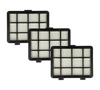 vhbw 3x filtre compatible avec Bosch BGC05A322/03, BGC05A322/01, BGC05AAA1/02, BGC05AAA1/01 aspirateur - filtre HEPA noir / blanc