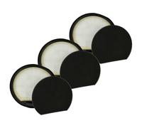 vhbw 3x Filtre compatible avec Bosch BGS05AAA2, BGS05X240 aspirateur - filtre de sortie d'air, noir / blanc