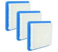 vhbw 3x filtre compatible avec Briggs & Stratton 12Y800, 12X800, 12S700, 12T200, 12S800, 12T700, 12T300, 12T800 tondeuse à gazon - 13,2 x 11,5 x 2,1cm