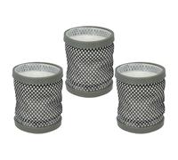 vhbw 3x Filtre compatible avec Dirt Devil Cavalier Total, Cavalier Total Home, DD 698 aspirateur - filtre de sortie d'air, noir/blanc/gris