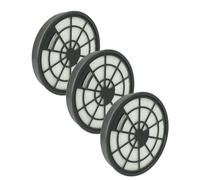 vhbw 3x filtre compatible avec Dirt Devil DD2720, DD2651-1, DD2720-1, DD2720-0, DD2651-0, DD2650-1 aspirateur - filtre HEPA blanc/gris