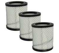 vhbw 3x filtre compatible avec Fartools 101081, 101816 aspirateur de cendres - Filtre HEPA contre les allergies