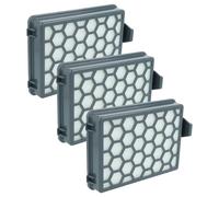vhbw 3x filtre compatible avec Kärcher 1.198-105.0, VC 2, VC2 Premium aspirateur - filtre HEPA gris / blanc