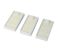 vhbw 3x filtre compatible avec Medion MD16192, MD18318, MD18500, MD18501, MD18600 aspirateur - filtre HEPA blanc