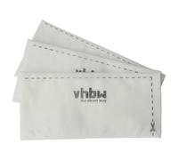 vhbw 3x Filtre compatible avec Miele Complete C3, C1, C2 aspirateur - filtre de sortie d'air, blanc