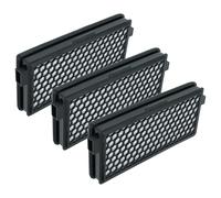 vhbw 3x filtre compatible avec Miele Complete C3 Cat & Dog PowerLine, C3 Celebration aspirateur - filtre à charbon actif HEPA noir/blanc