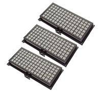 vhbw 3x filtre compatible avec Miele S2131 EcoLine, Black Pearl 2000, S301I aspirateur - Filtre HEPA contre les allergies