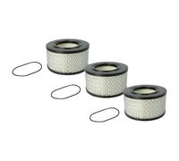 vhbw 3x filtre compatible avec Nilfisk GB635 aspirateur - Filtre HEPA contre les allergies