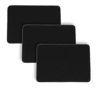 vhbw 3x filtre compatible avec Rowenta RO8370OA/410, RO8370EA/410, RO8366OA/410, RO8366EA/410 aspirateur - Filtre en mousse noir