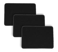 vhbw 3x filtre compatible avec Rowenta RO8370OA/410, RO8370EA/410, RO8366OA/410, RO8366EA/410 aspirateur - Filtre en mousse noir