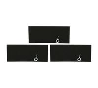 vhbw 3x filtre compatible avec Siemens SYNCHROPOWER BAG & BAGLESS VS06B234803, 2500W VS06G252503 aspirateur - Filtre en mousse noir