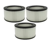 vhbw 3x filtre compatible avec VONROC VC507DC, VC808AA aspirateur de cendres - Filtre HEPA contre les allergies
