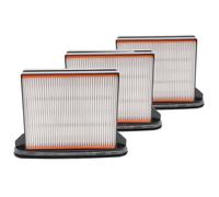 vhbw 3x Filtre d'aspirateur compatible avec Collomix VAC 35 M aspirateur - filtre à eau/à plis plats/HEPA