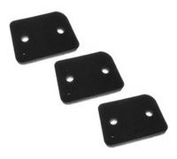 vhbw 3x filtre mousse sèche linge compatible avec Miele TML640WP, TMG800-40, TMG640WP, TMG600-40, TMG440WP, TML440WP, TMG840WP, TML600-40 sèche-linge noir G