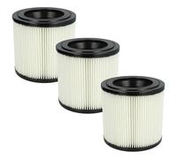 vhbw 3x filtre plissé compatible avec Kärcher NT 22/1