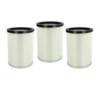 vhbw 3x filtre plissé compatible avec Kärcher NT 70/2 Me Classic *VEX, NT 70/2 Me Classic Edition *EU, NT 70/2 Me Tc aspirateur - blanc