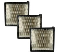 vhbw 3x filtre plissé plat compatible avec Kärcher KM 75/40 WG, KM 75/40 W Bp Pack autolaveuse, balayeuse - Filtre à air de rechange