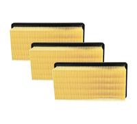 vhbw 3x filtre plissé plat compatible avec Kärcher WD 7.700, WD 7.500, WD 7.300, WD 7.200, WD 7.000, WD 7.800 aspirateur - Élément filtrant