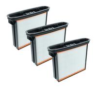 vhbw 3x filtre plissé plat F8 compatible avec Starmix ISC Batrix M 36-18V, L-1625 aspirateur sec/humide, aspirateur industriel