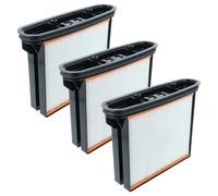 vhbw 3x filtre plissé plat H11 compatible avec Starmix iPulse H-1235 Asbest Safe Plus aspirateur sec/humide, aspirateur industriel - Élément filtrant