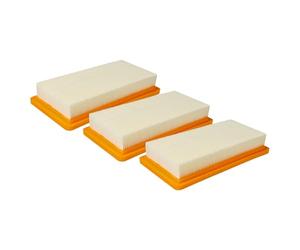 vhbw 3x filtre protection moteur compatible avec Kärcher DS 5.800 Waterfilter, BR 45/22 C Bp Pack + MF, BR 45/22 C Bp Pack Fleet *EU aspirateurs