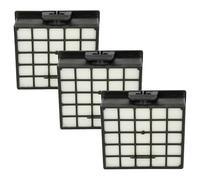 vhbw 3x filtre remplacement pour Bosch/Siemens BSHG00426966, BBZ153HF, 578731, 572234, 426966 pour aspirateur - filtre HEPA noir/blanc