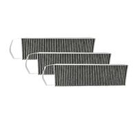 vhbw 3x Filtres à charbon actif compatible avec Bora S Pure, Pure, PUXU, M Pure, X Pure hotte aspirante