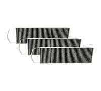 vhbw 3x Filtres à charbon actif compatible avec Bora S Pure, Pure, PUXU, M Pure, X Pure hotte aspirante