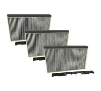 vhbw 3x Filtres à charbon actif compatible avec Bosch DIB97IM50/01, DIB97JP50/02, DIB12T151/03, DIB12T151/04, DIB91JN55, DIB97IM50 hotte aspirante